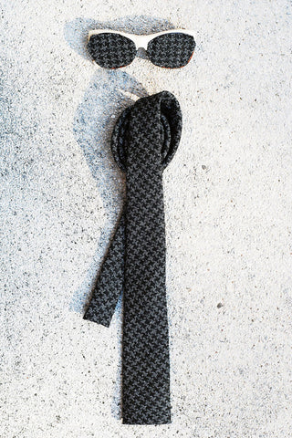 Wool Tie Black