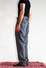 Relaxed Wool and Cashmere Pleated Trousers Gray