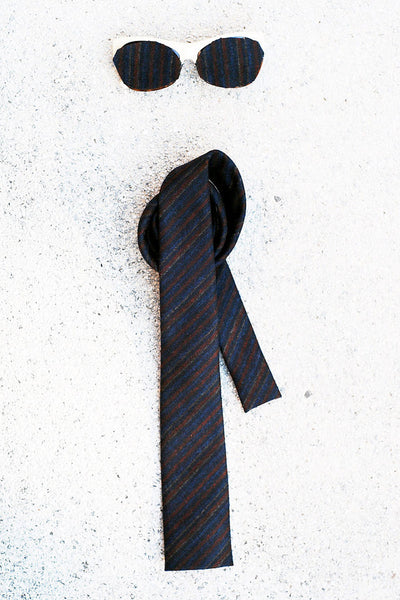 Wool Tie Blue