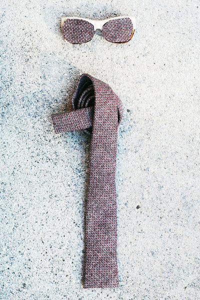 Wool Tie Red